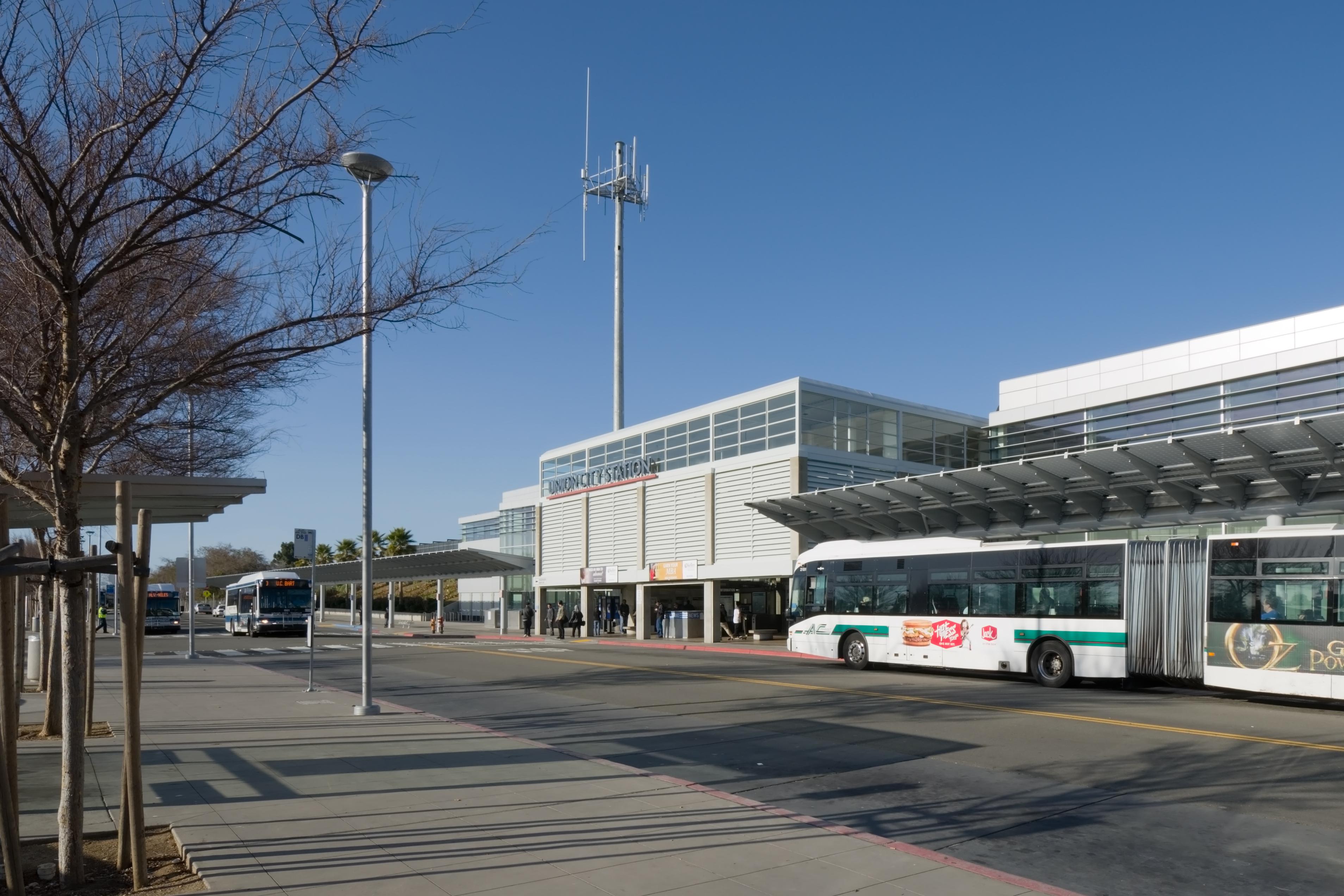 Union City BART station in Union City California