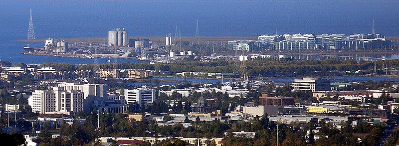 Panoramic view of Redwood City California