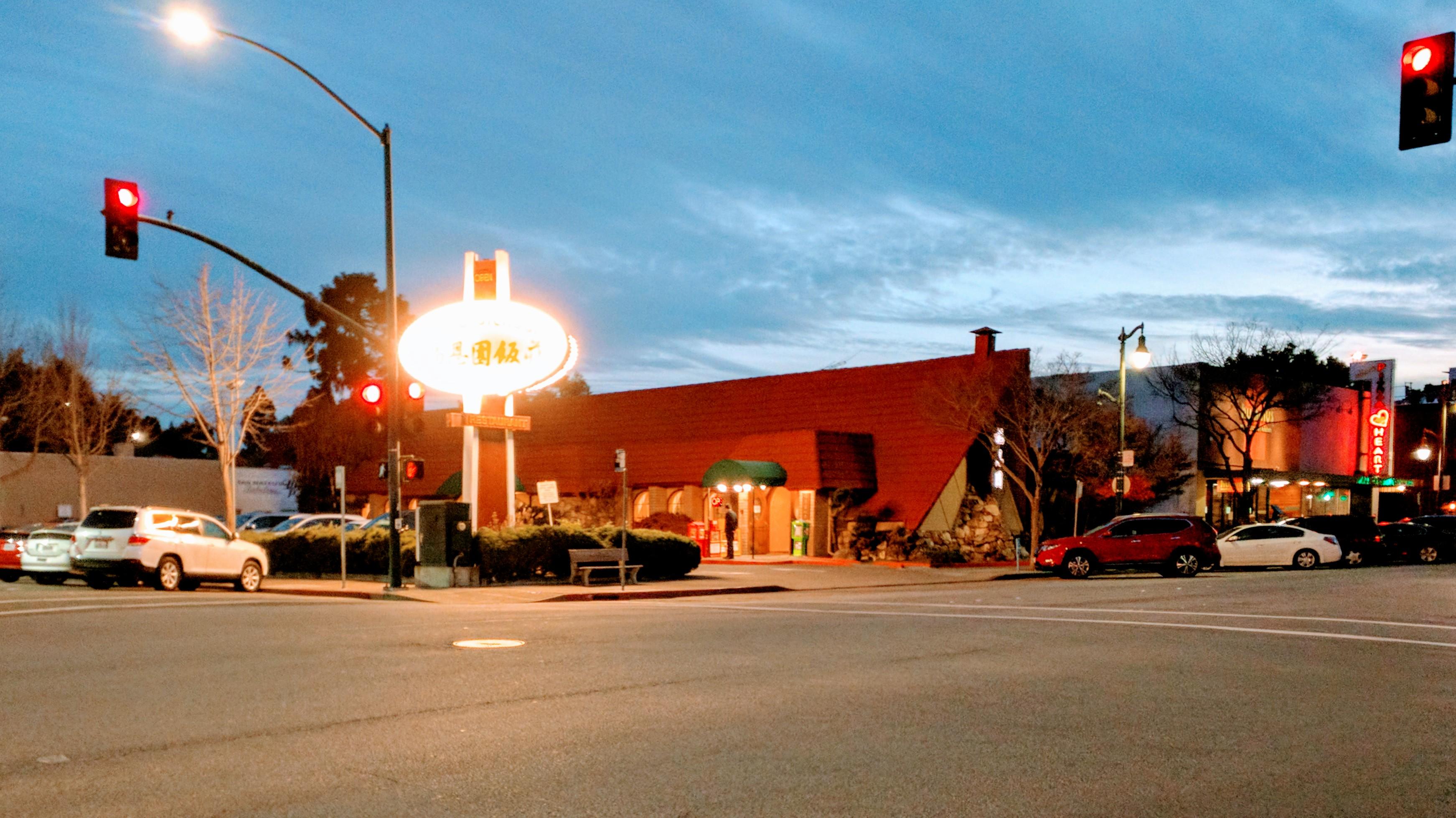 Downtown San Mateo California street scene